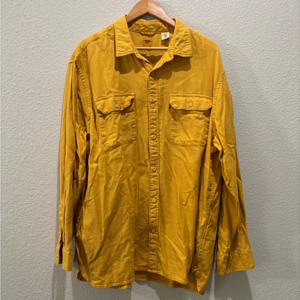 Men's Levi’s Mustard Denim Shirt
